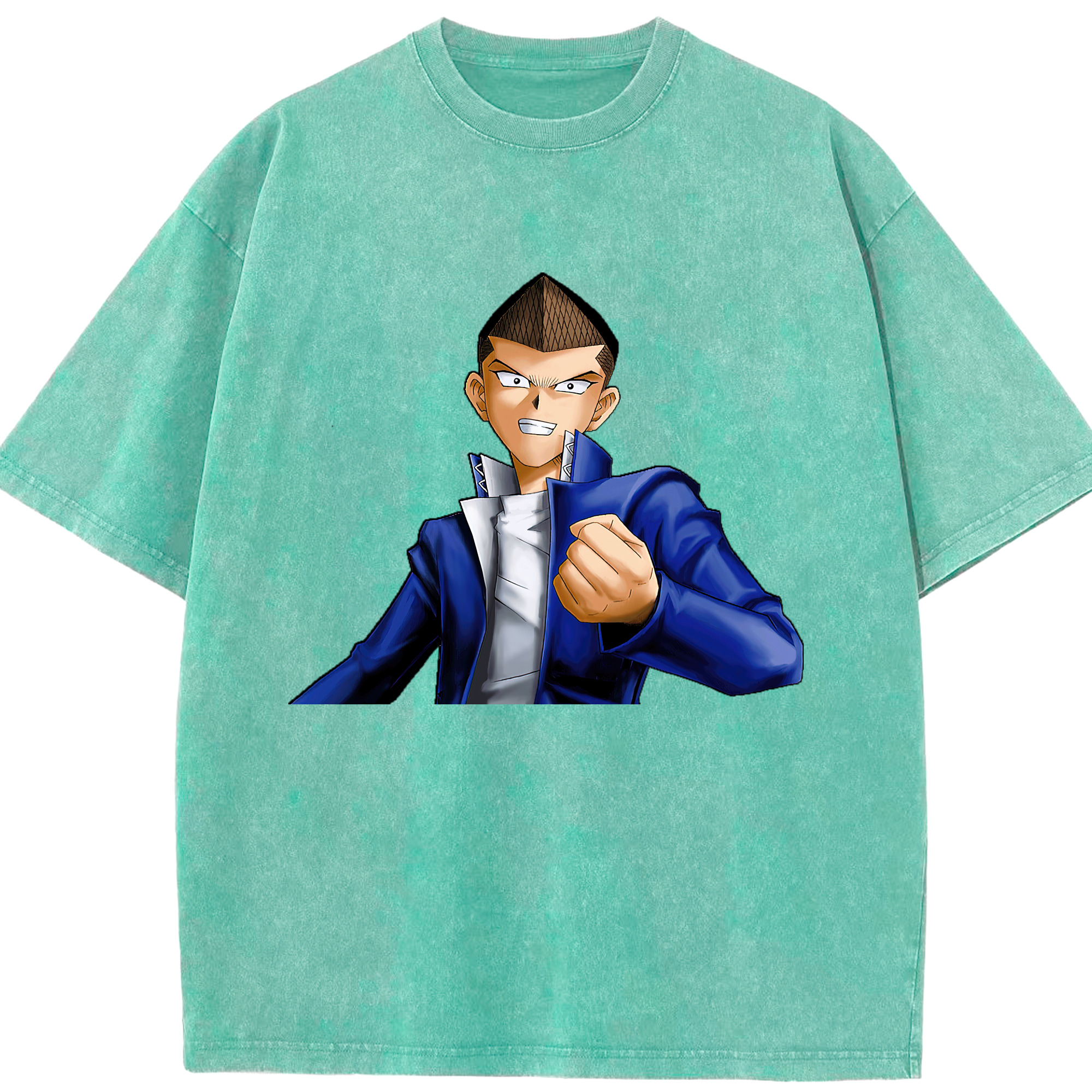 （画像用） 遊☆戯☆王 Yu-Gi-Oh! 綿100% ヴィンテージ風 半袖Tシャツ（フロントプリント）